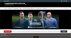 Desktop Screenshot of colgadosporelfutbol.com